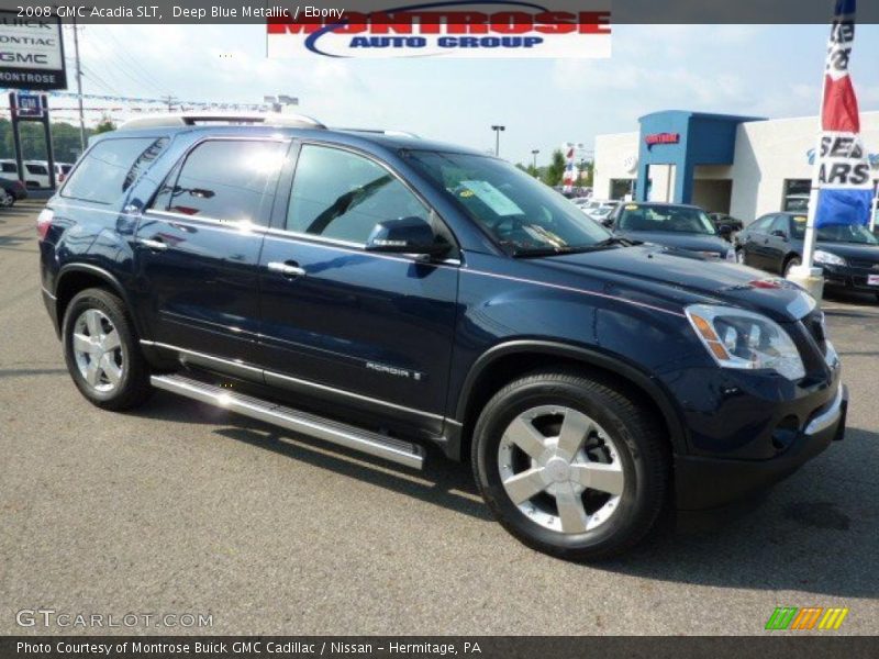Deep Blue Metallic / Ebony 2008 GMC Acadia SLT