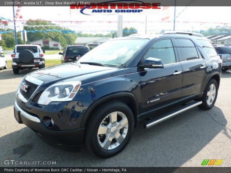 Deep Blue Metallic / Ebony 2008 GMC Acadia SLT