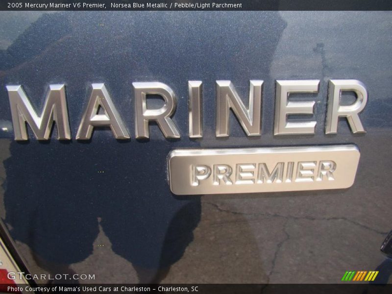Norsea Blue Metallic / Pebble/Light Parchment 2005 Mercury Mariner V6 Premier