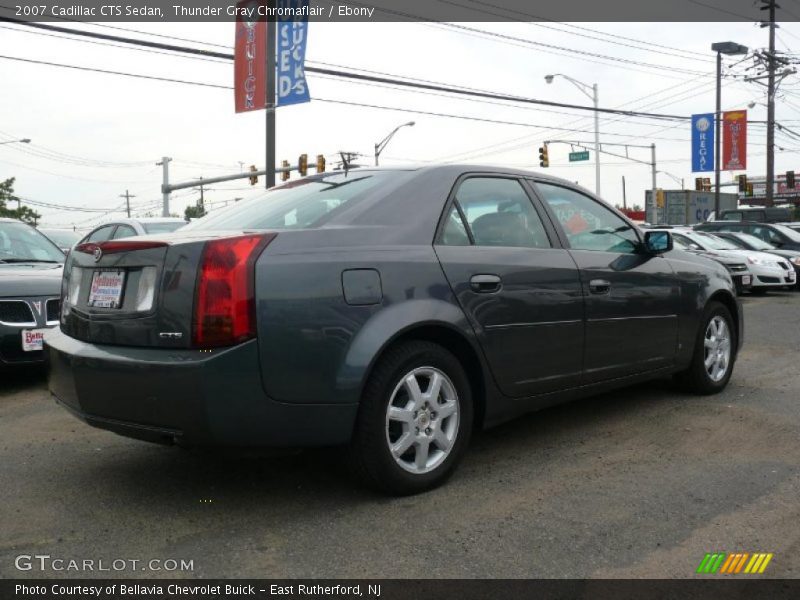 Thunder Gray Chromaflair / Ebony 2007 Cadillac CTS Sedan