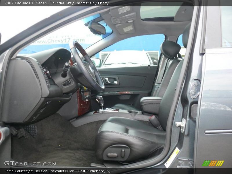 Thunder Gray Chromaflair / Ebony 2007 Cadillac CTS Sedan