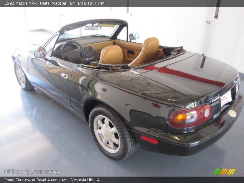 Brilliant Black / Tan 1992 Mazda MX-5 Miata Roadster