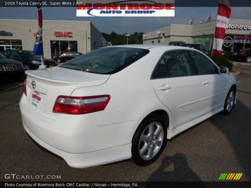 Super White / Ash 2009 Toyota Camry SE