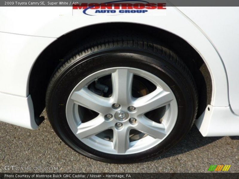Super White / Ash 2009 Toyota Camry SE