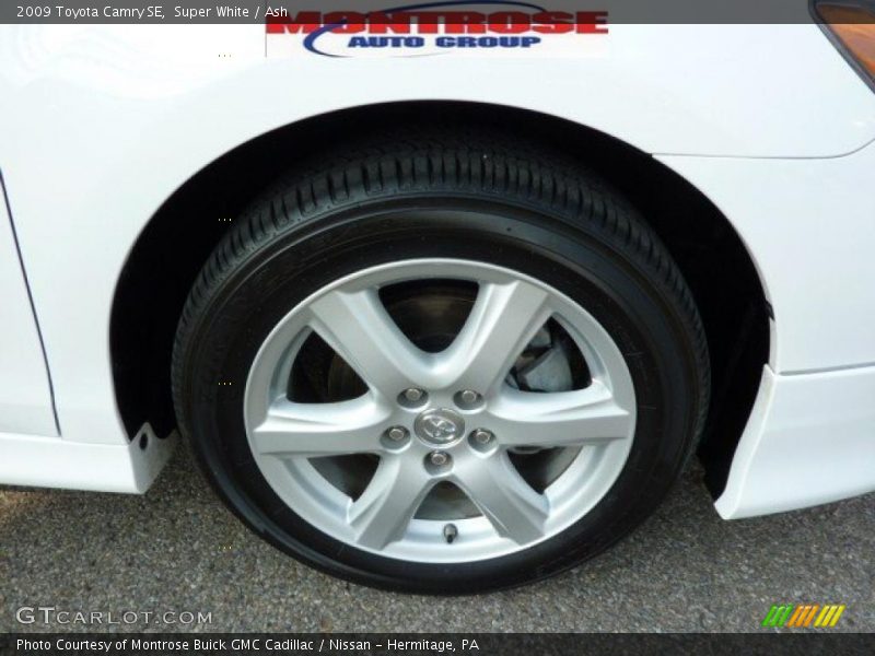 Super White / Ash 2009 Toyota Camry SE