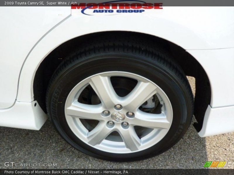 Super White / Ash 2009 Toyota Camry SE