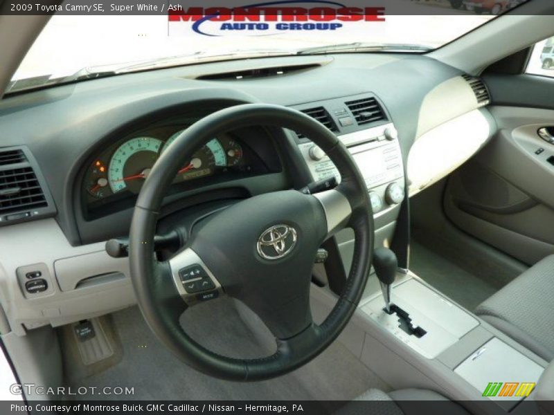 Super White / Ash 2009 Toyota Camry SE