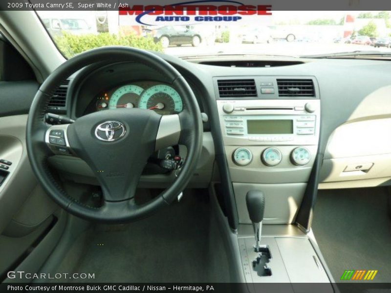Super White / Ash 2009 Toyota Camry SE