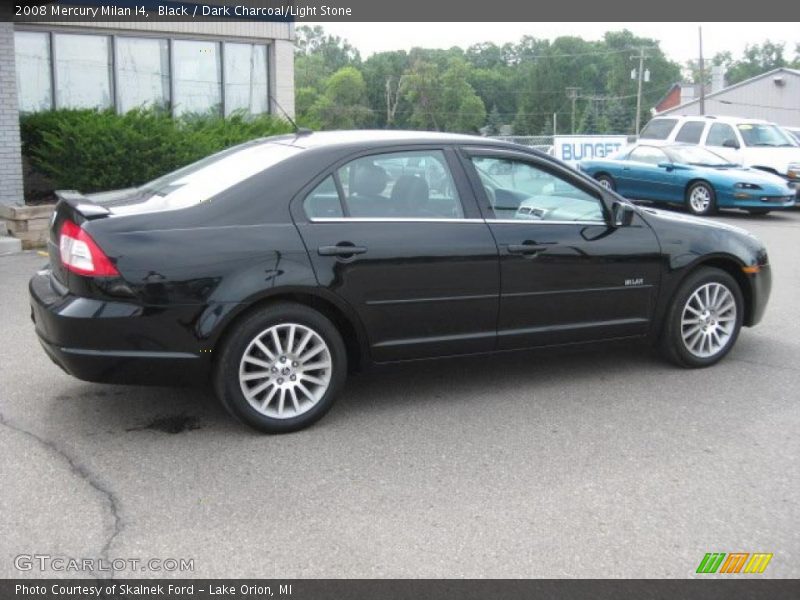 Black / Dark Charcoal/Light Stone 2008 Mercury Milan I4