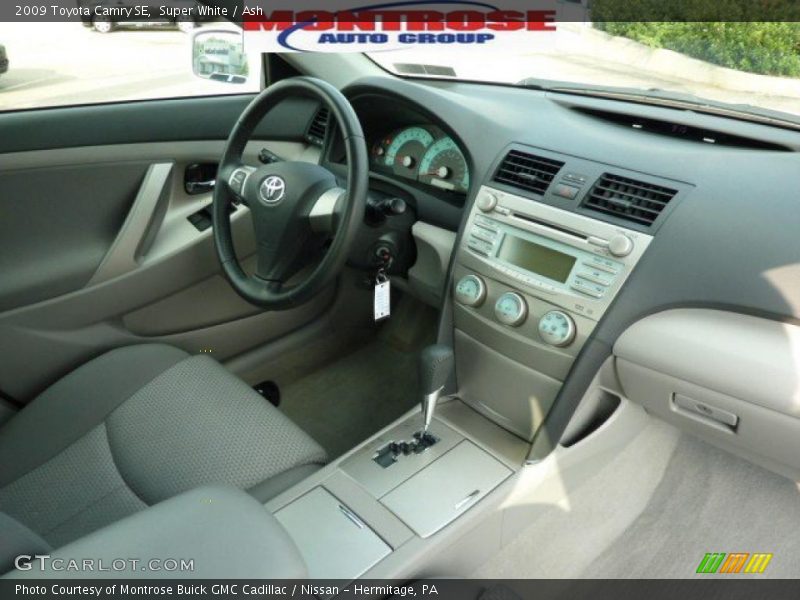 Super White / Ash 2009 Toyota Camry SE