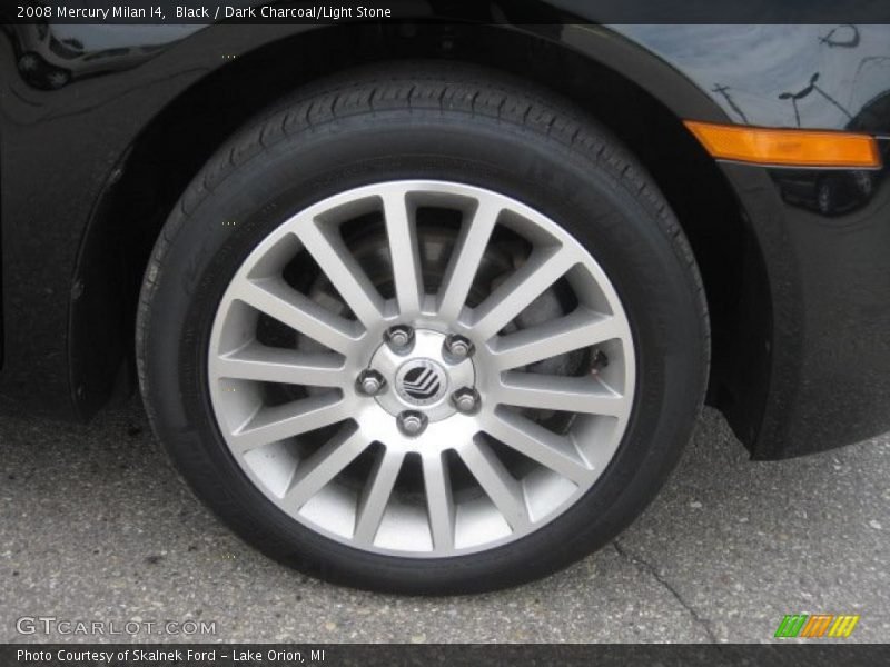 Black / Dark Charcoal/Light Stone 2008 Mercury Milan I4