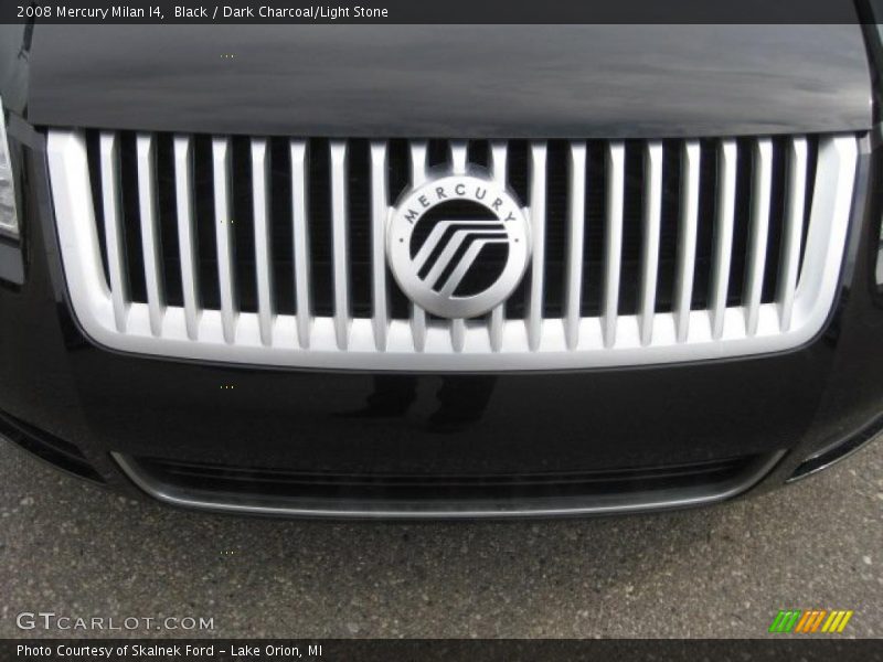 Black / Dark Charcoal/Light Stone 2008 Mercury Milan I4