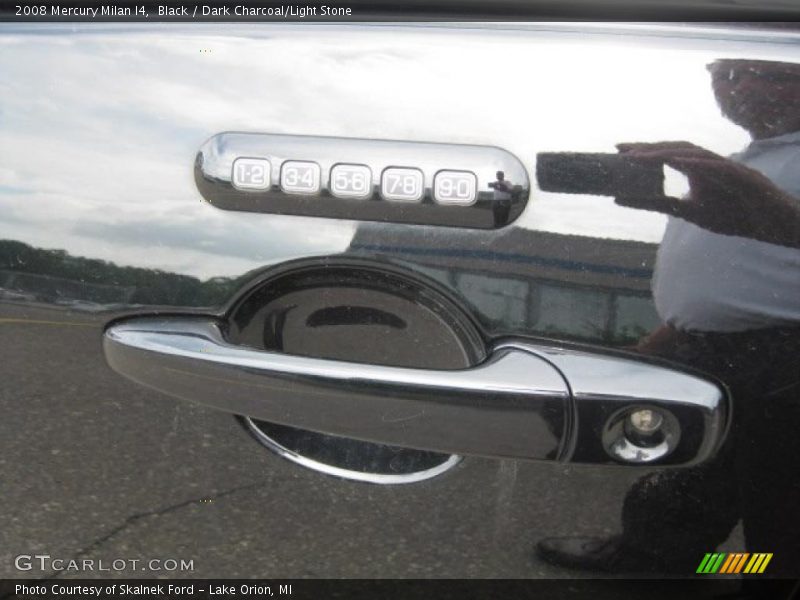Black / Dark Charcoal/Light Stone 2008 Mercury Milan I4