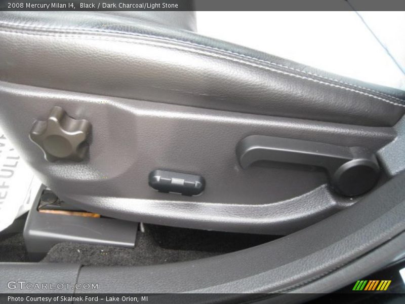 Black / Dark Charcoal/Light Stone 2008 Mercury Milan I4