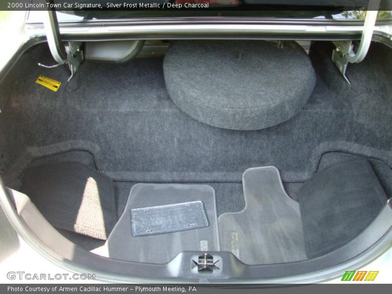 Silver Frost Metallic / Deep Charcoal 2000 Lincoln Town Car Signature