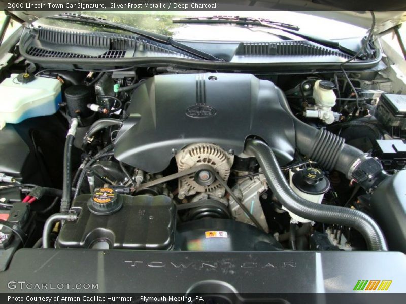 Silver Frost Metallic / Deep Charcoal 2000 Lincoln Town Car Signature