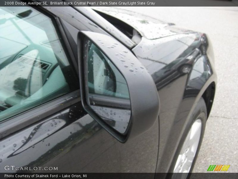 Brilliant Black Crystal Pearl / Dark Slate Gray/Light Slate Gray 2008 Dodge Avenger SE