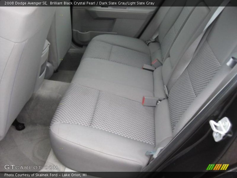 Brilliant Black Crystal Pearl / Dark Slate Gray/Light Slate Gray 2008 Dodge Avenger SE