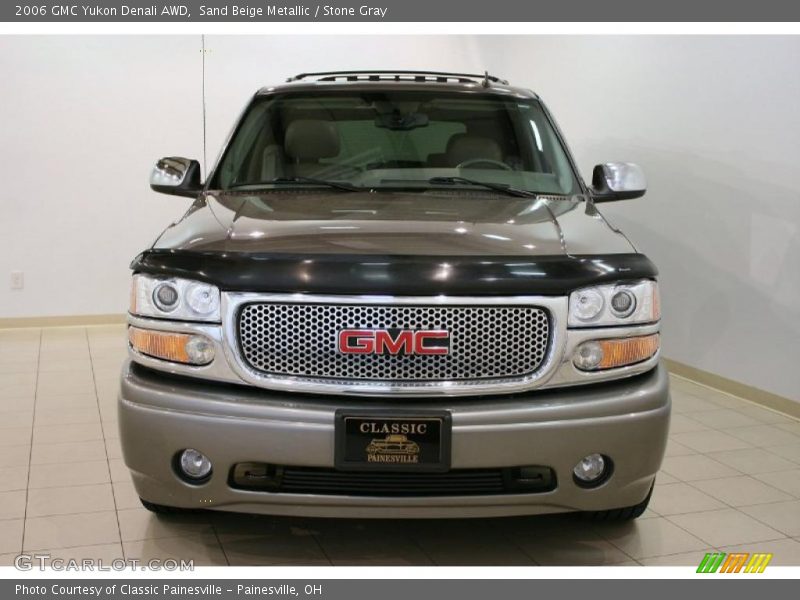 Sand Beige Metallic / Stone Gray 2006 GMC Yukon Denali AWD