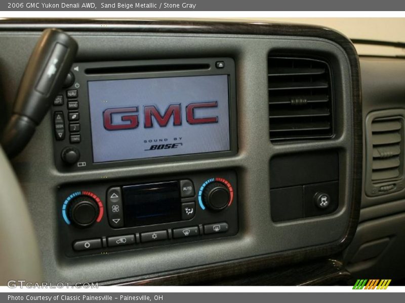 Sand Beige Metallic / Stone Gray 2006 GMC Yukon Denali AWD
