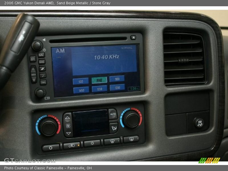 Sand Beige Metallic / Stone Gray 2006 GMC Yukon Denali AWD