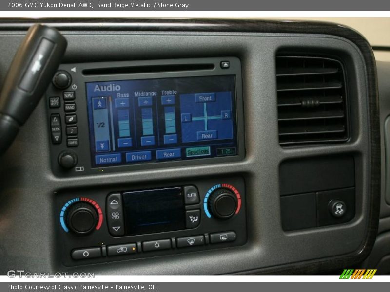 Sand Beige Metallic / Stone Gray 2006 GMC Yukon Denali AWD