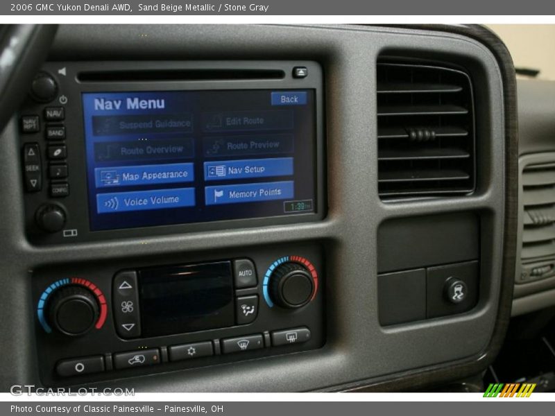 Sand Beige Metallic / Stone Gray 2006 GMC Yukon Denali AWD