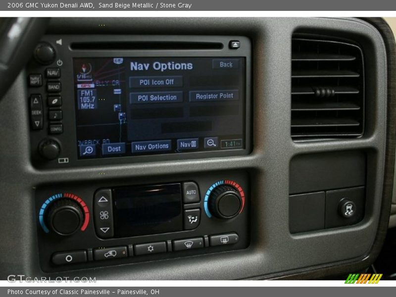 Sand Beige Metallic / Stone Gray 2006 GMC Yukon Denali AWD