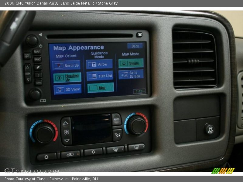 Sand Beige Metallic / Stone Gray 2006 GMC Yukon Denali AWD