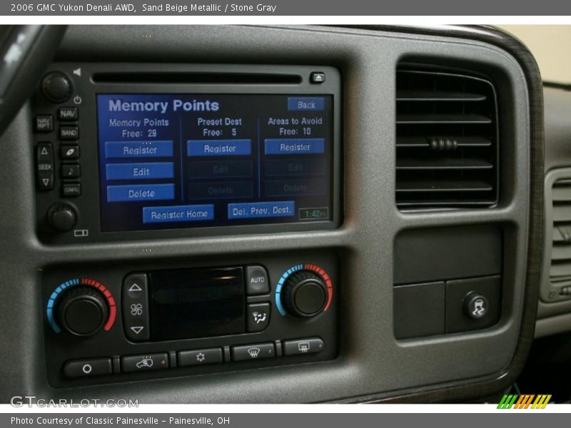 Sand Beige Metallic / Stone Gray 2006 GMC Yukon Denali AWD
