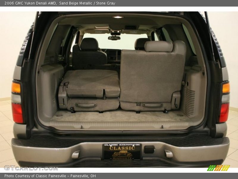 Sand Beige Metallic / Stone Gray 2006 GMC Yukon Denali AWD