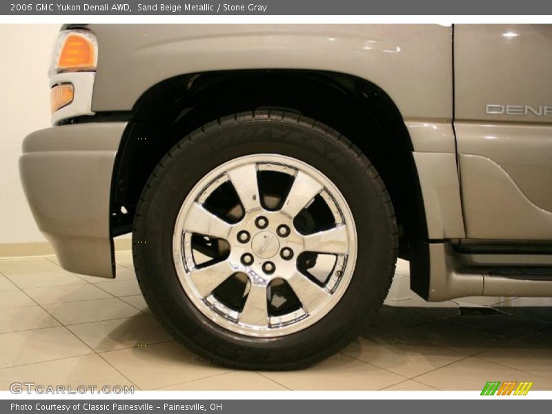 Sand Beige Metallic / Stone Gray 2006 GMC Yukon Denali AWD