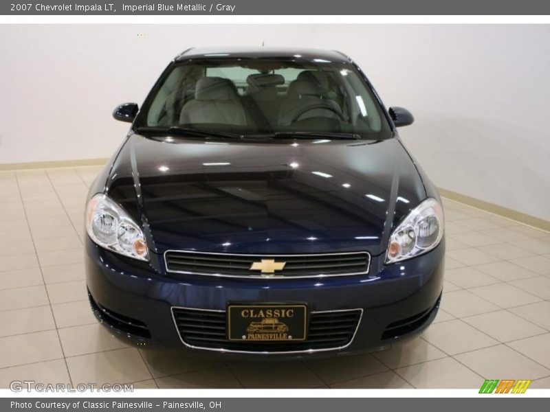 Imperial Blue Metallic / Gray 2007 Chevrolet Impala LT