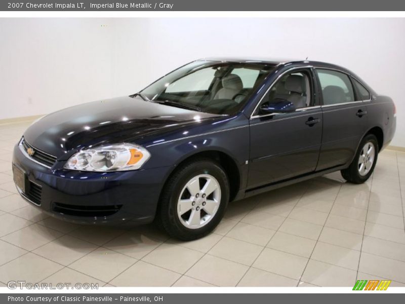 Imperial Blue Metallic / Gray 2007 Chevrolet Impala LT