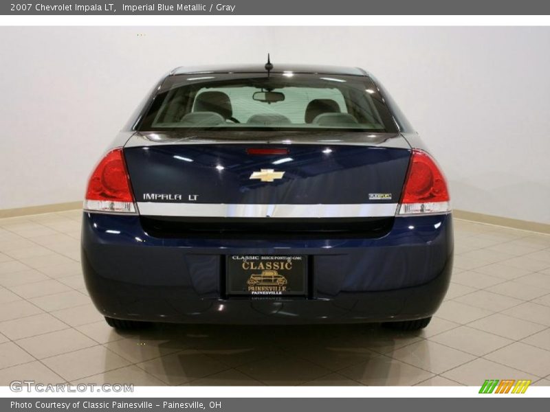 Imperial Blue Metallic / Gray 2007 Chevrolet Impala LT