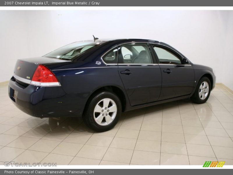 Imperial Blue Metallic / Gray 2007 Chevrolet Impala LT