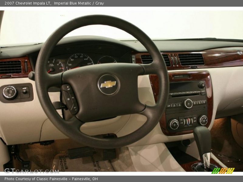 Imperial Blue Metallic / Gray 2007 Chevrolet Impala LT