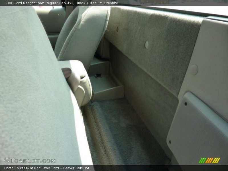 Black / Medium Graphite 2000 Ford Ranger Sport Regular Cab 4x4