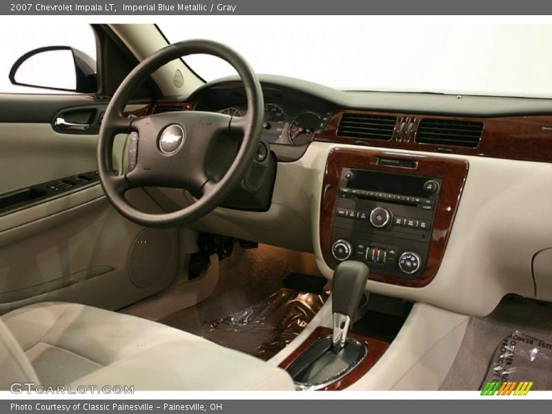 Imperial Blue Metallic / Gray 2007 Chevrolet Impala LT