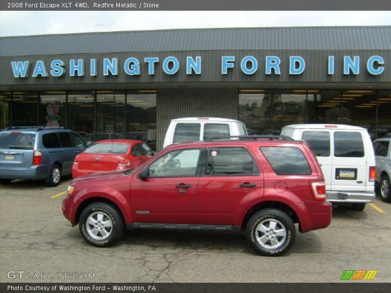 Redfire Metallic / Stone 2008 Ford Escape XLT 4WD