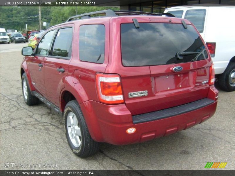 Redfire Metallic / Stone 2008 Ford Escape XLT 4WD
