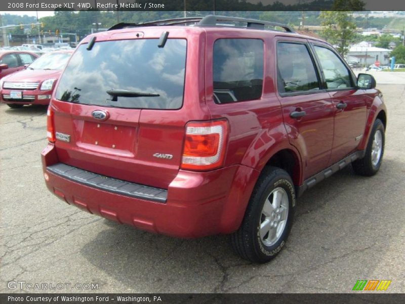 Redfire Metallic / Stone 2008 Ford Escape XLT 4WD