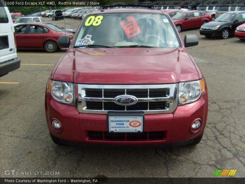 Redfire Metallic / Stone 2008 Ford Escape XLT 4WD