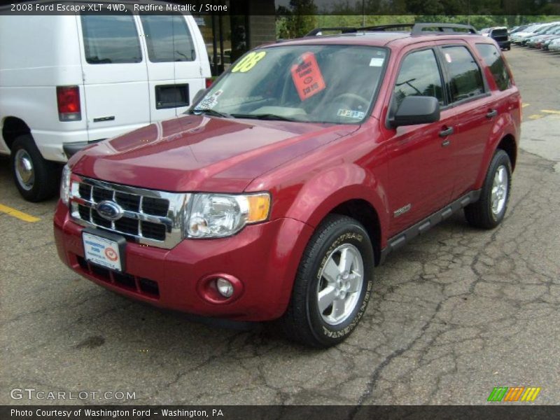 Redfire Metallic / Stone 2008 Ford Escape XLT 4WD