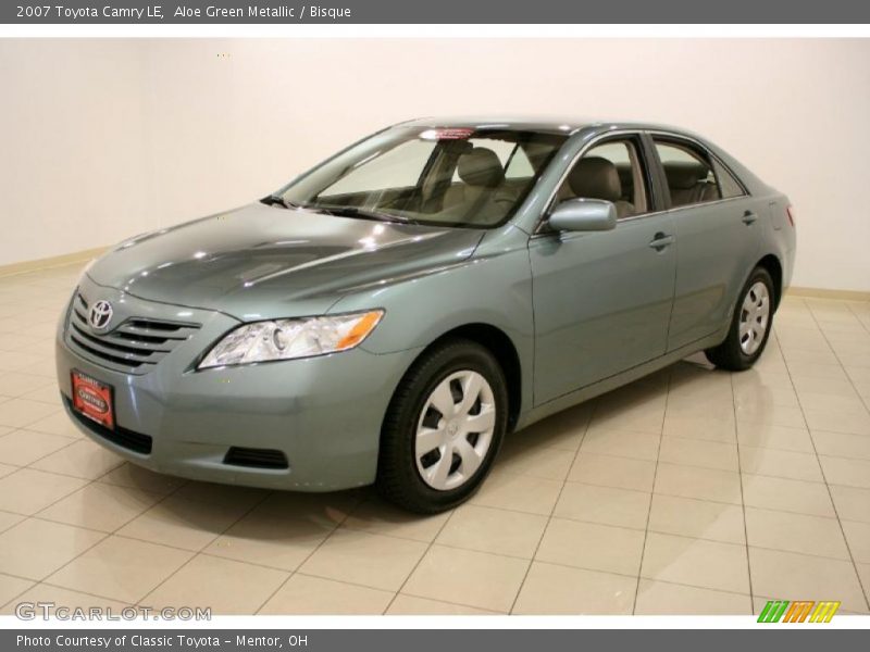 Aloe Green Metallic / Bisque 2007 Toyota Camry LE