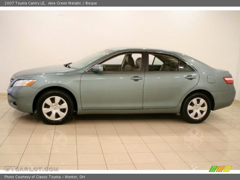 Aloe Green Metallic / Bisque 2007 Toyota Camry LE