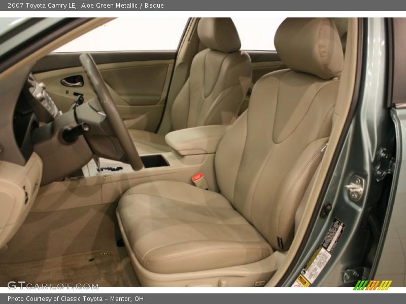 Aloe Green Metallic / Bisque 2007 Toyota Camry LE