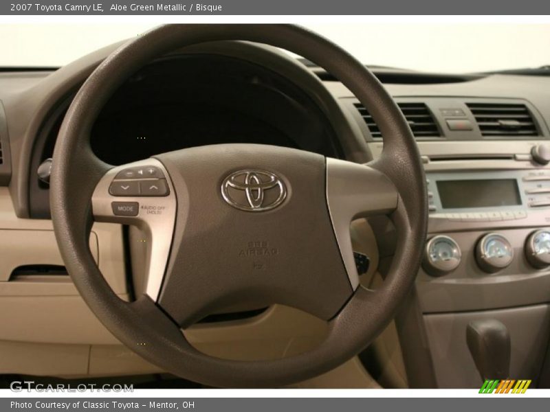 Aloe Green Metallic / Bisque 2007 Toyota Camry LE