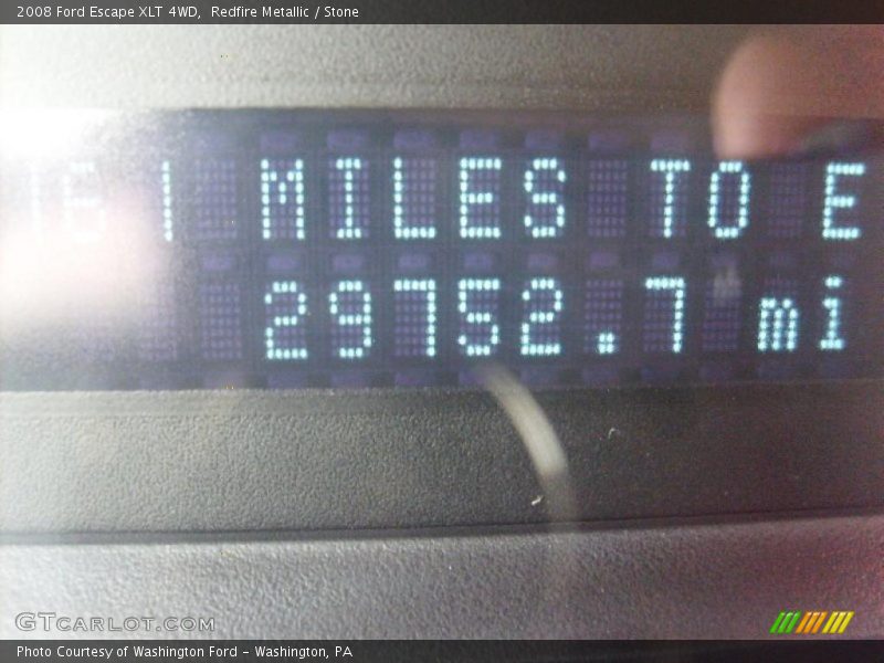 Redfire Metallic / Stone 2008 Ford Escape XLT 4WD