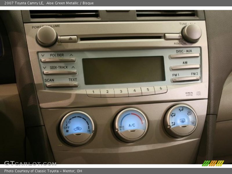 Aloe Green Metallic / Bisque 2007 Toyota Camry LE
